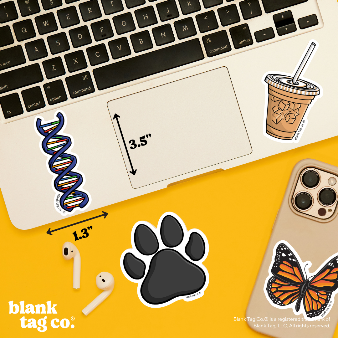 Blank Tag Co.® Waterproof Sticker - DNA