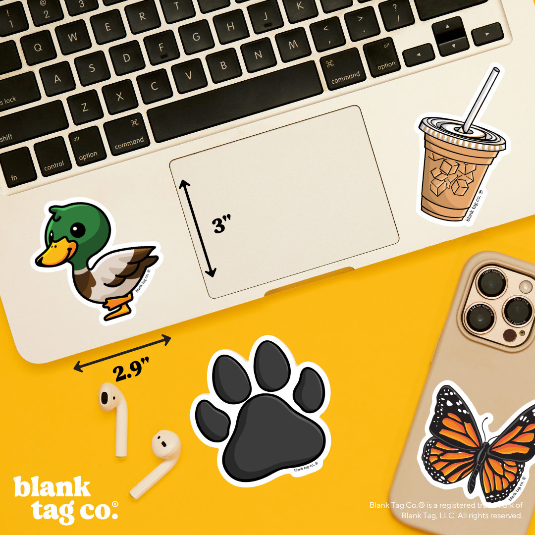 Blank Tag Co.® Waterproof Sticker - Duck