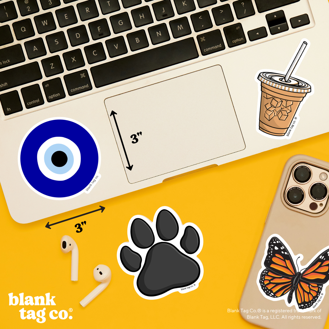 Blank Tag Co.® Waterproof Sticker - Evil Eye
