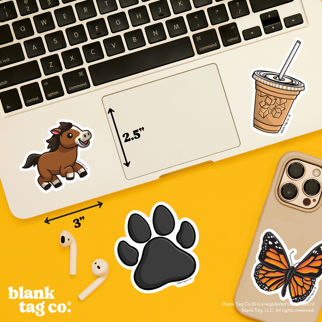 Blank Tag Co.® Waterproof Sticker - Horse