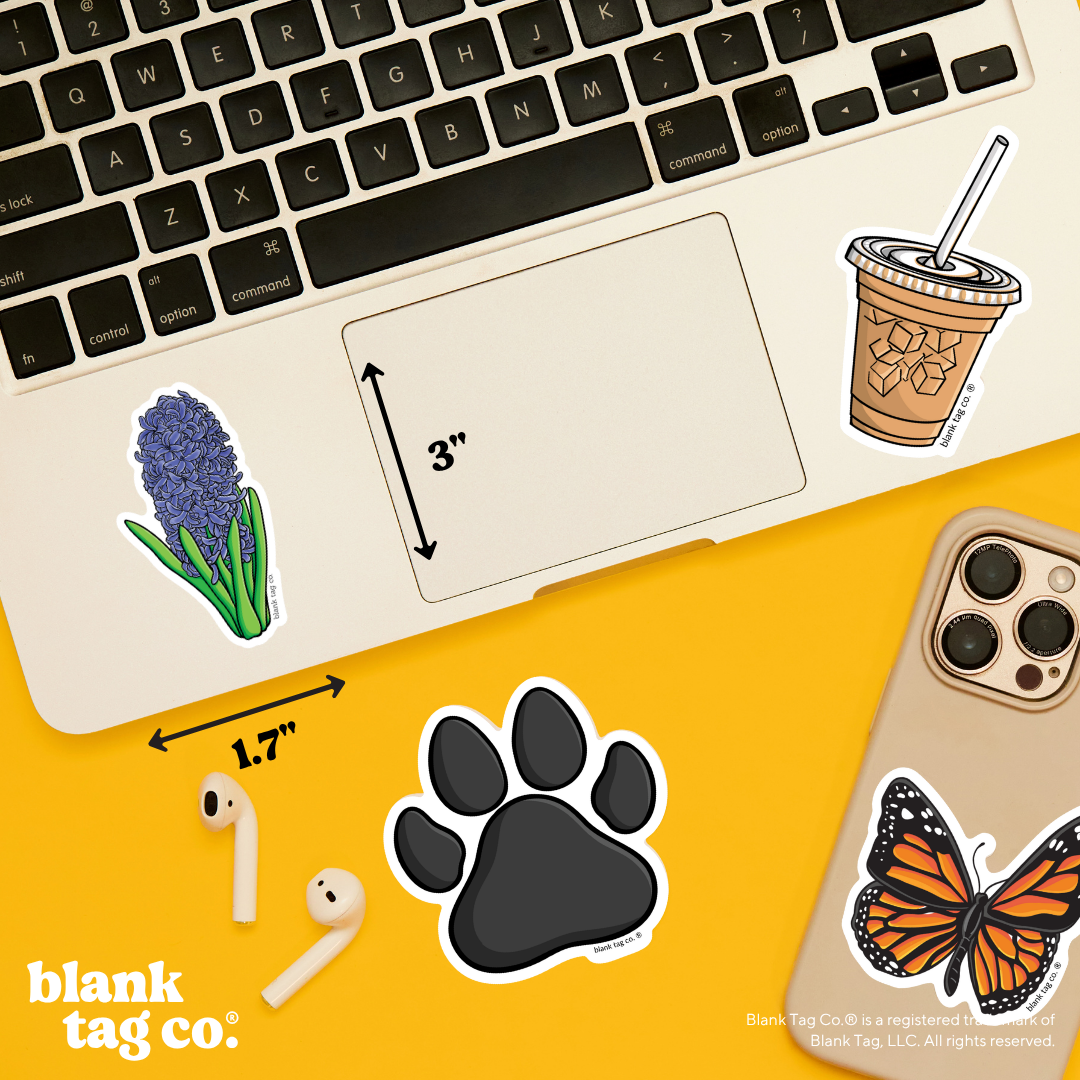 Blank Tag Co.® Waterproof Sticker - Hyacinth