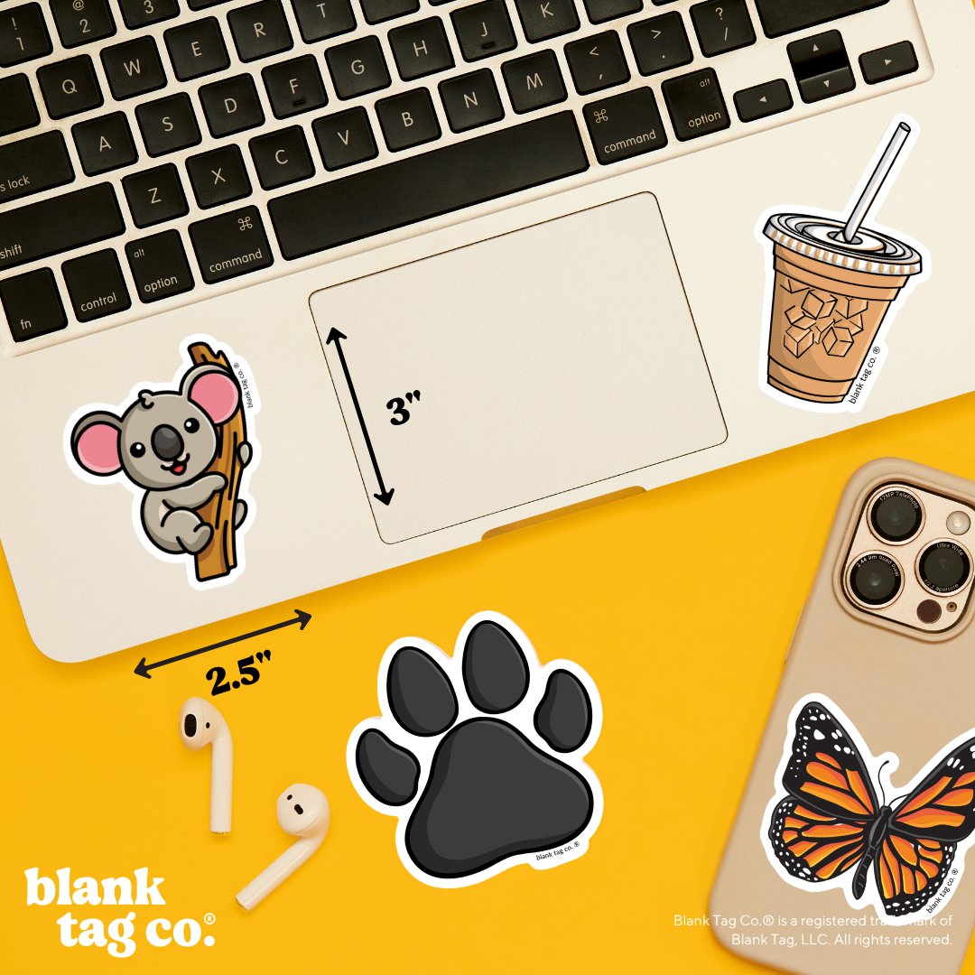 Blank Tag Co.® Waterproof Sticker - Koala