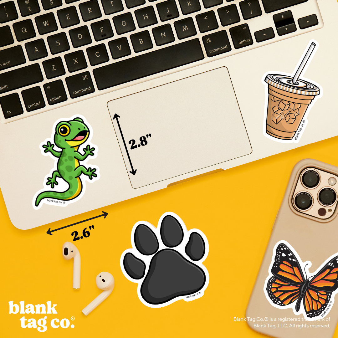 Blank Tag Co.® Waterproof Sticker - Lizard
