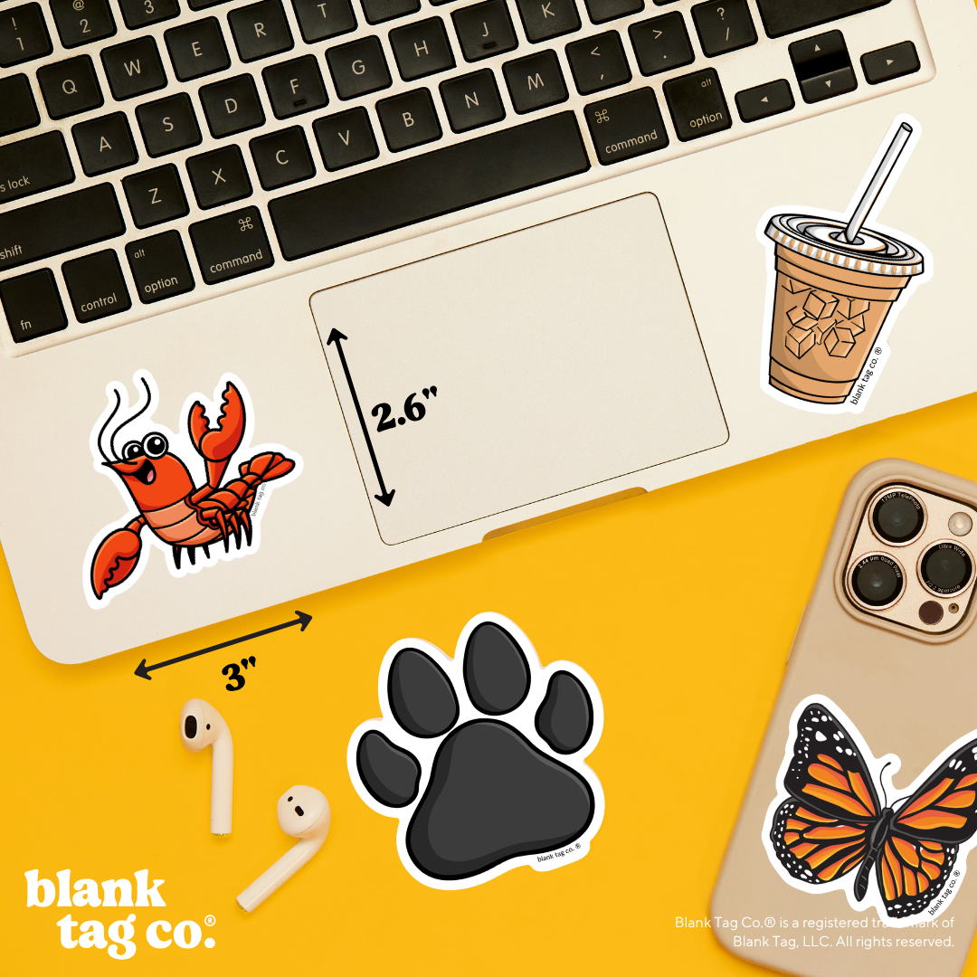Blank Tag Co.® Waterproof Sticker - Lobster