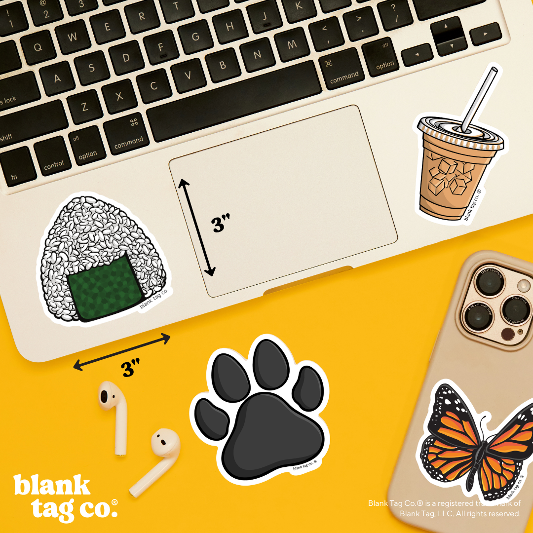 Blank Tag Co.® Waterproof Sticker - Onigiri