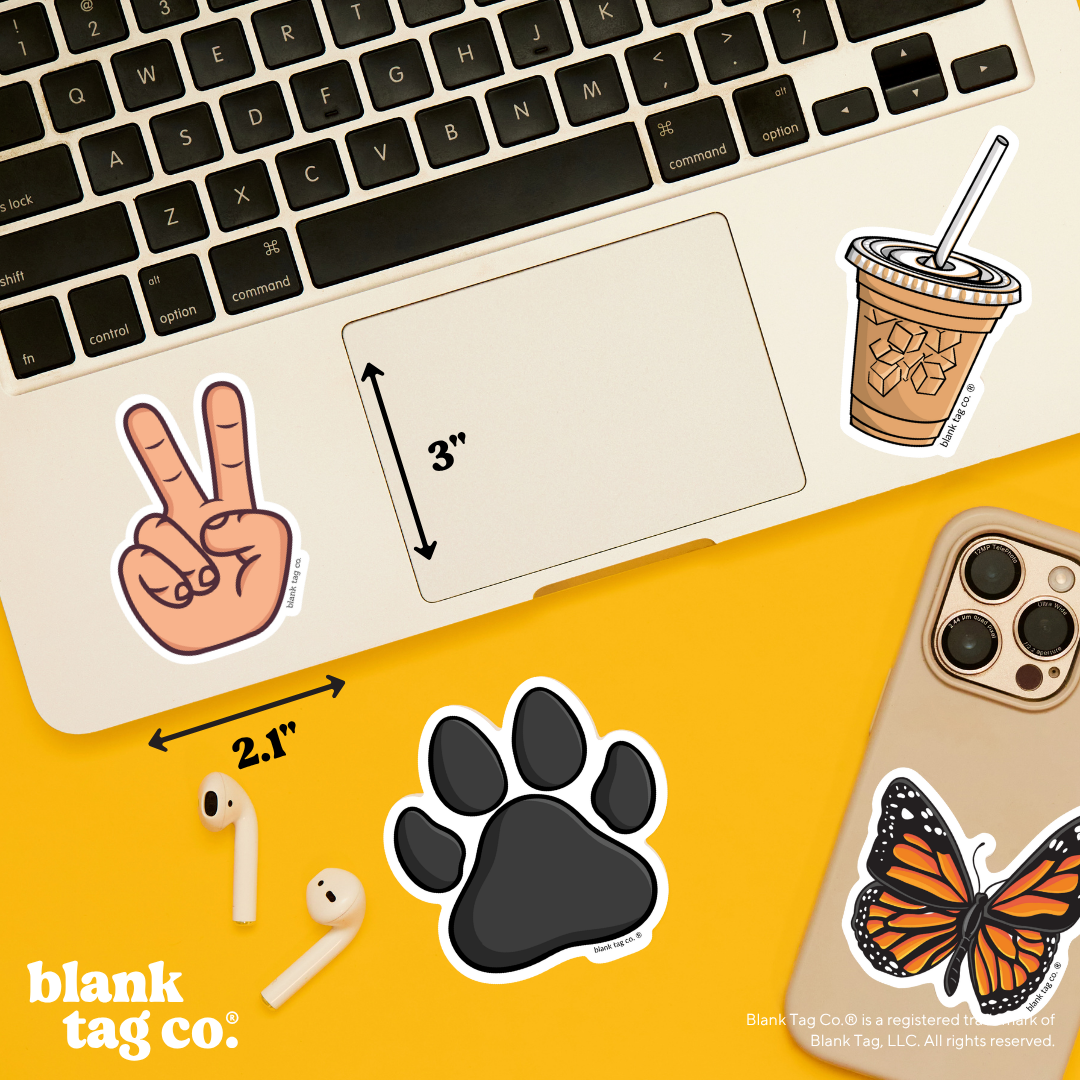 Blank Tag Co.® Waterproof Sticker - Peace Sign