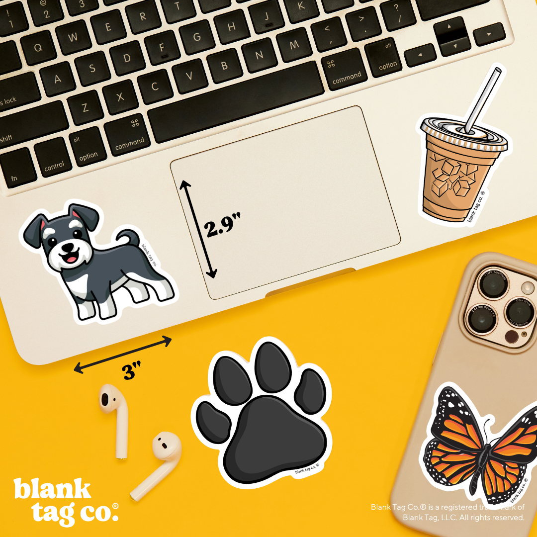 Blank Tag Co.® Waterproof Sticker - Schnauzer