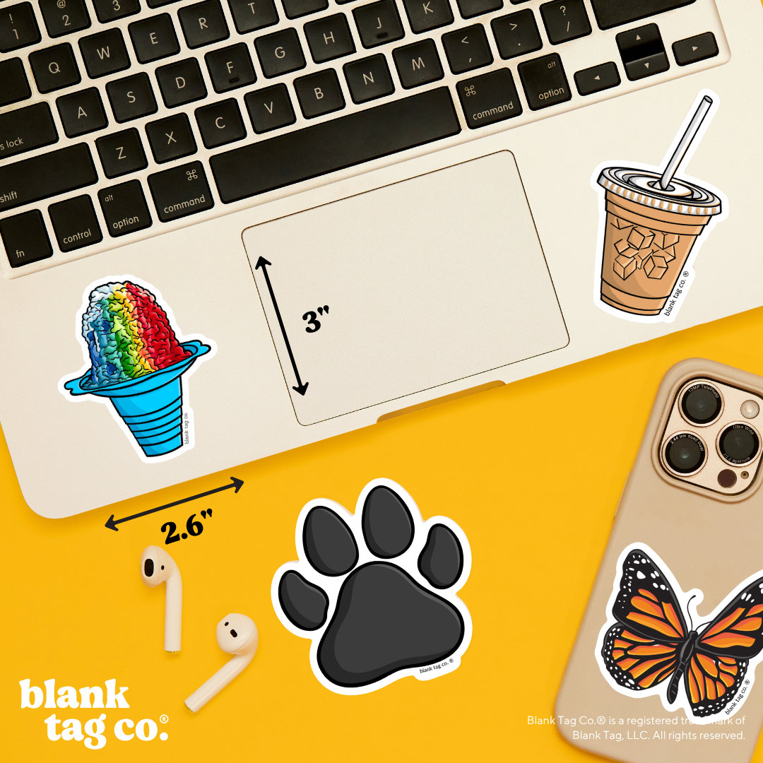 Blank Tag Co.® Waterproof Sticker - Shave Ice