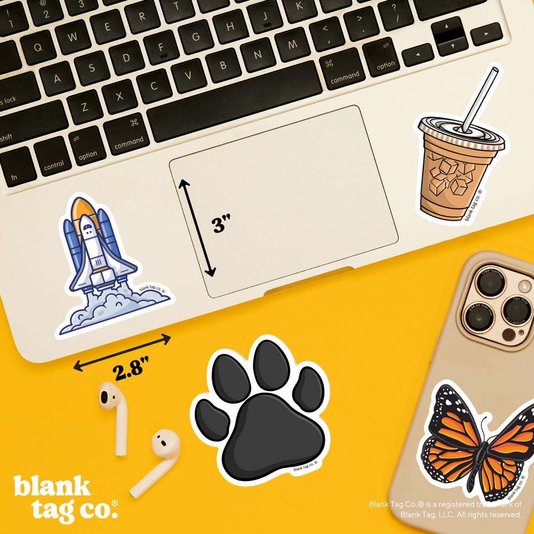 Blank Tag Co.® Waterproof Sticker - Space Shuttle