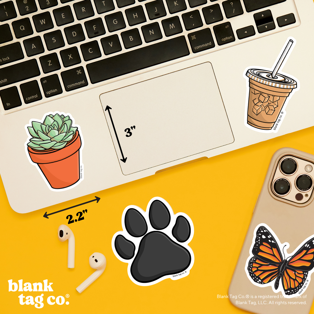 Blank Tag Co.® Waterproof Sticker - Succulent