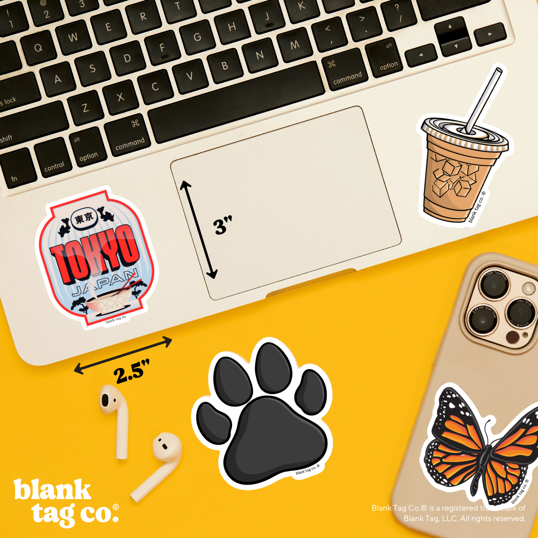 Blank Tag Co.® Waterproof Sticker - Tokyo City Badge