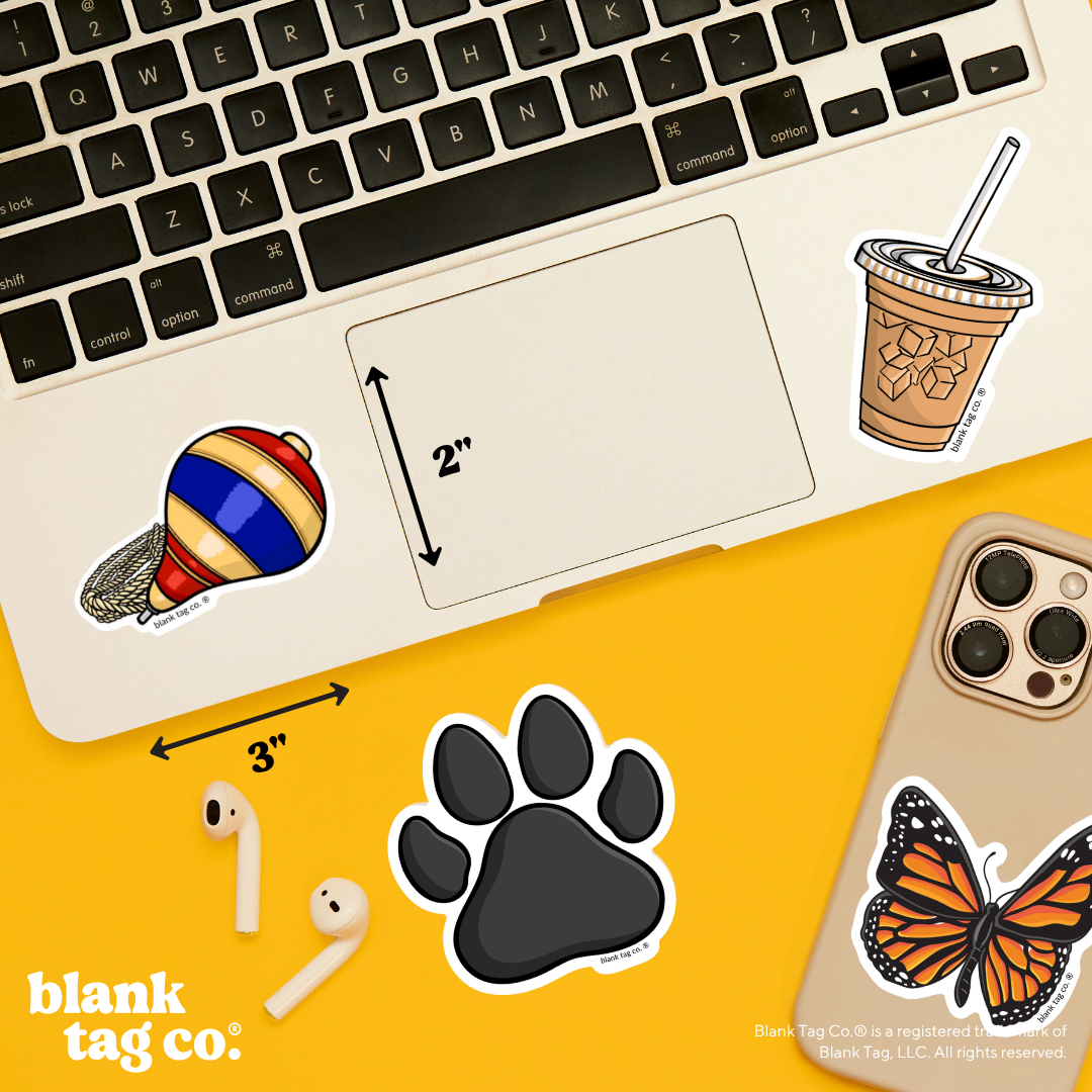 Blank Tag Co.® Waterproof Sticker - Trompo