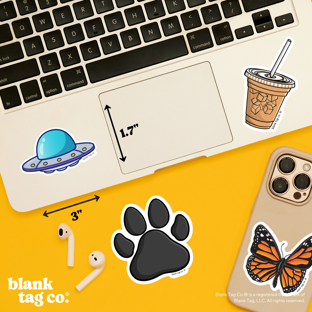 Blank Tag Co.® Waterproof Sticker - UFO
