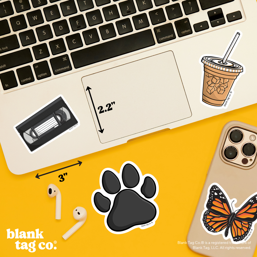 Blank Tag Co.® Waterproof Sticker - VHS Tape