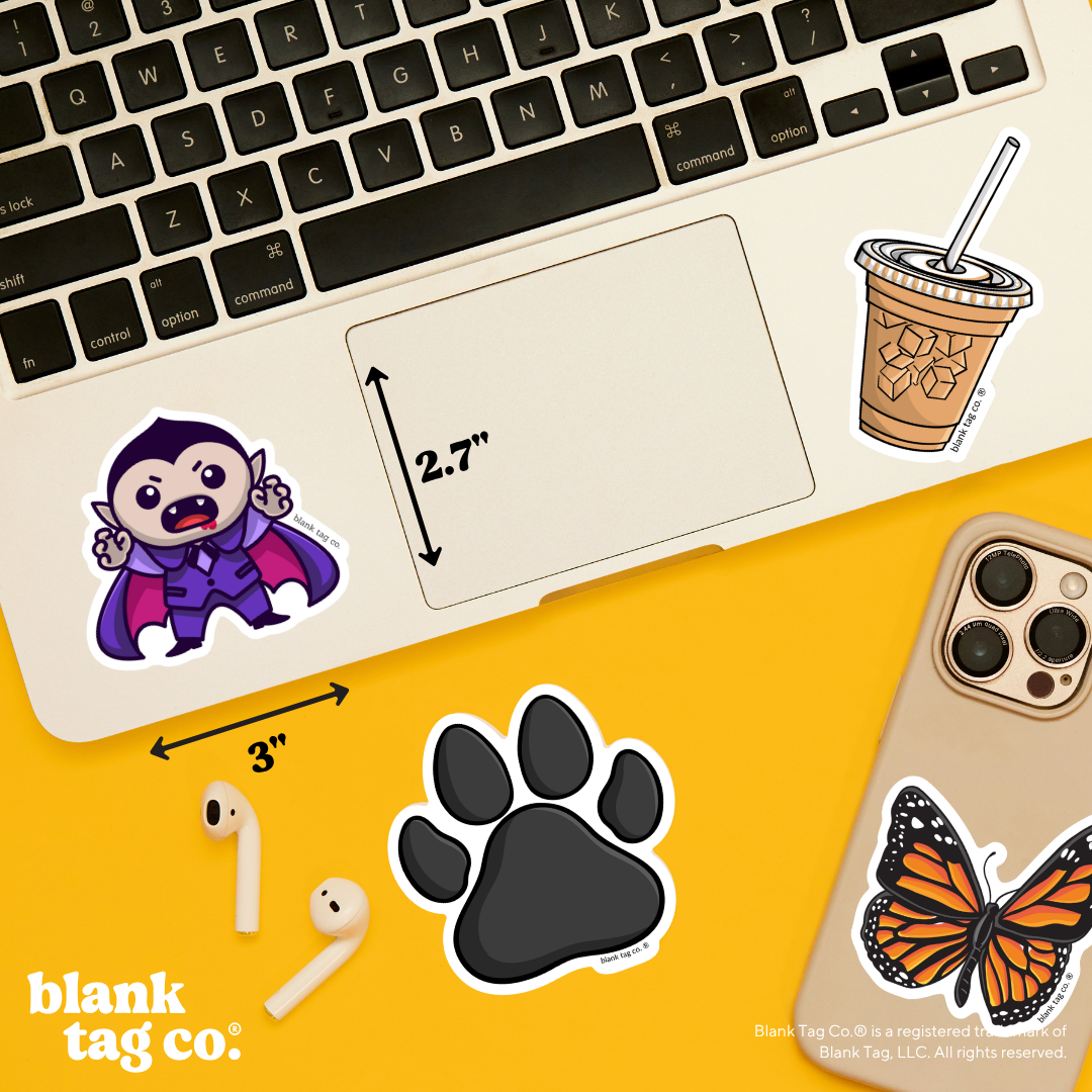 Blank Tag Co.® Waterproof Sticker - Vampire