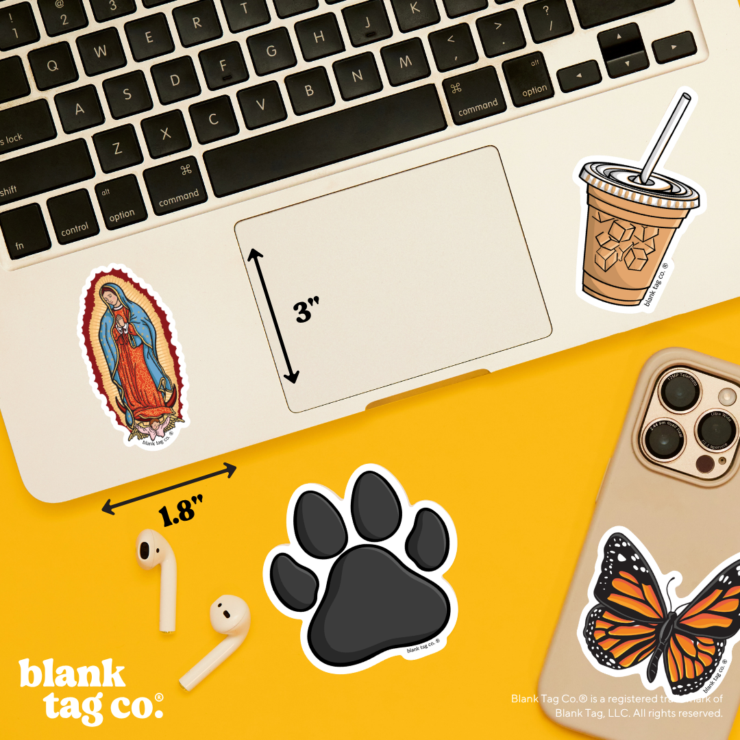 Blank Tag Co.® Waterproof Sticker - Virgen de Guadalupe