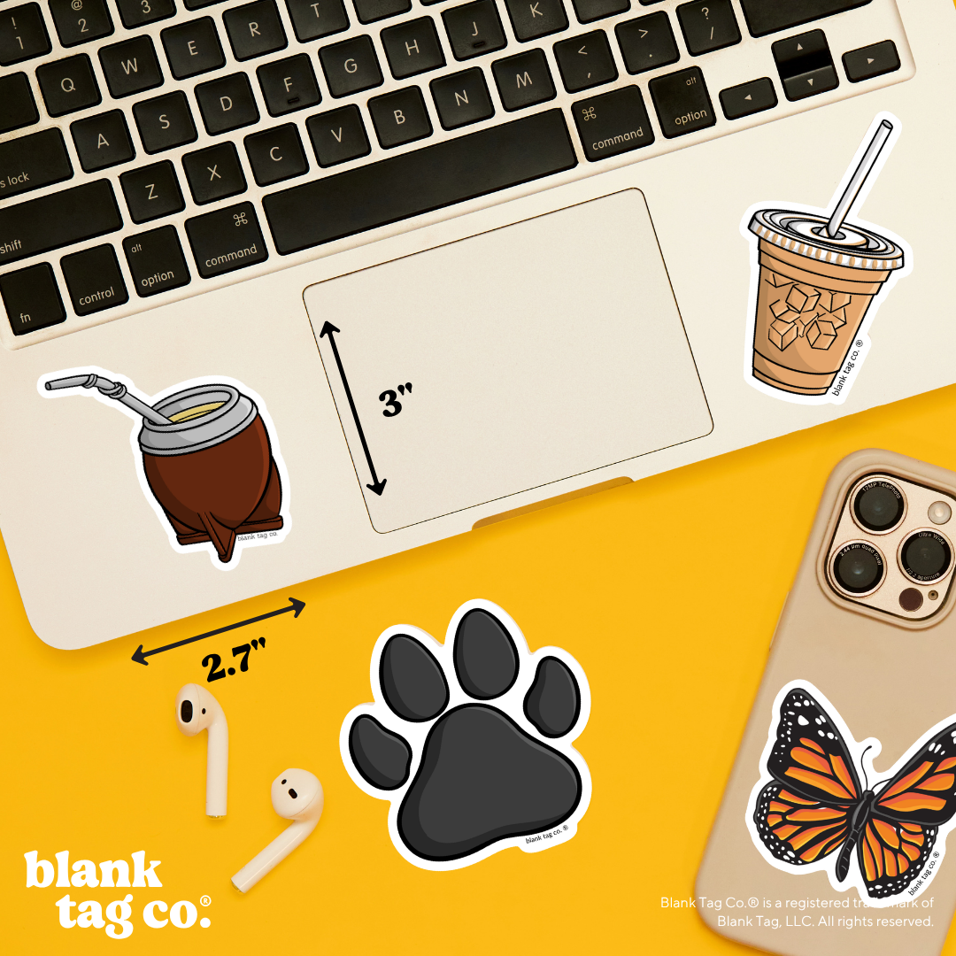 Blank Tag Co.® Waterproof Sticker - Yerba Mate