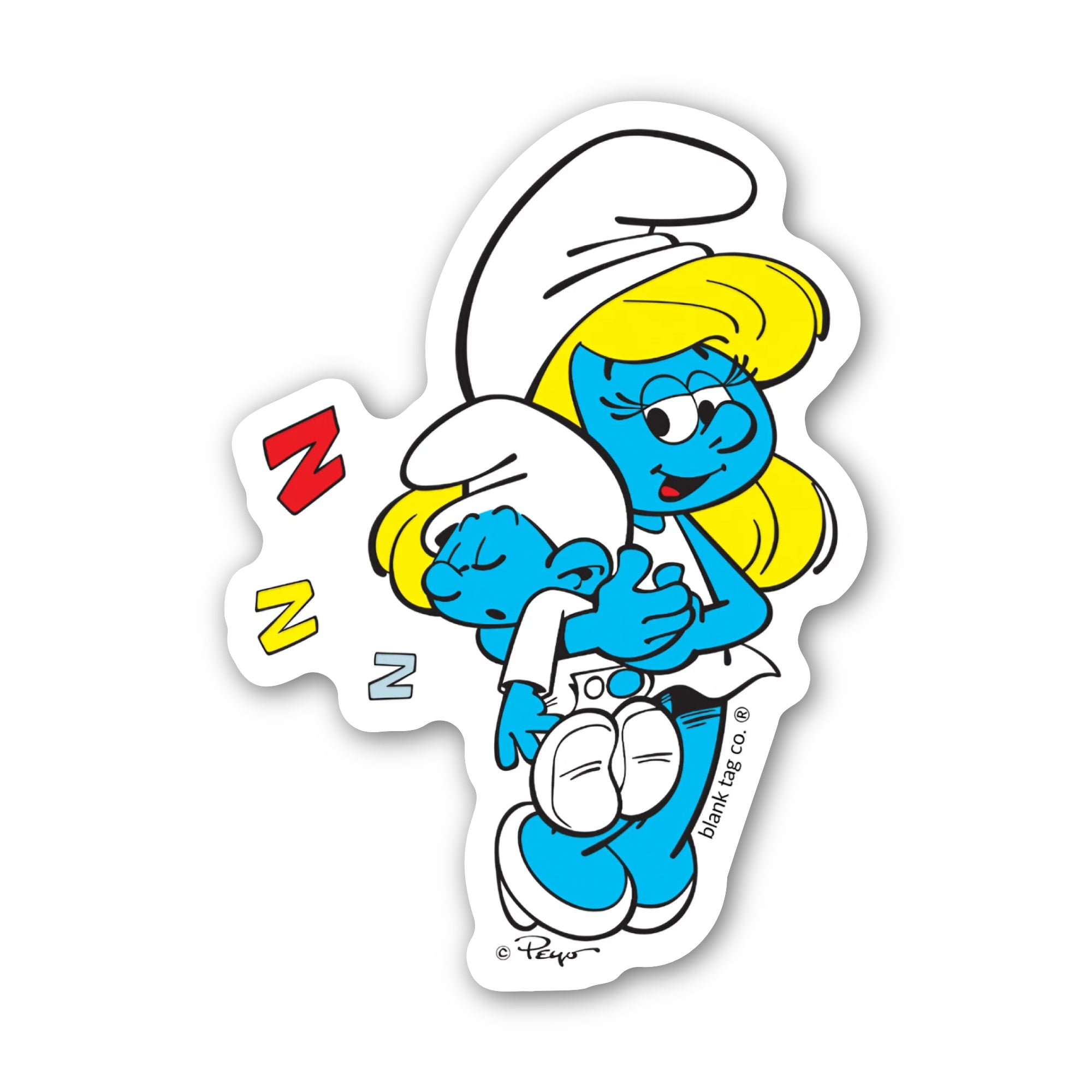 Smurfs® Waterproof Sticker - Mama Smurfette