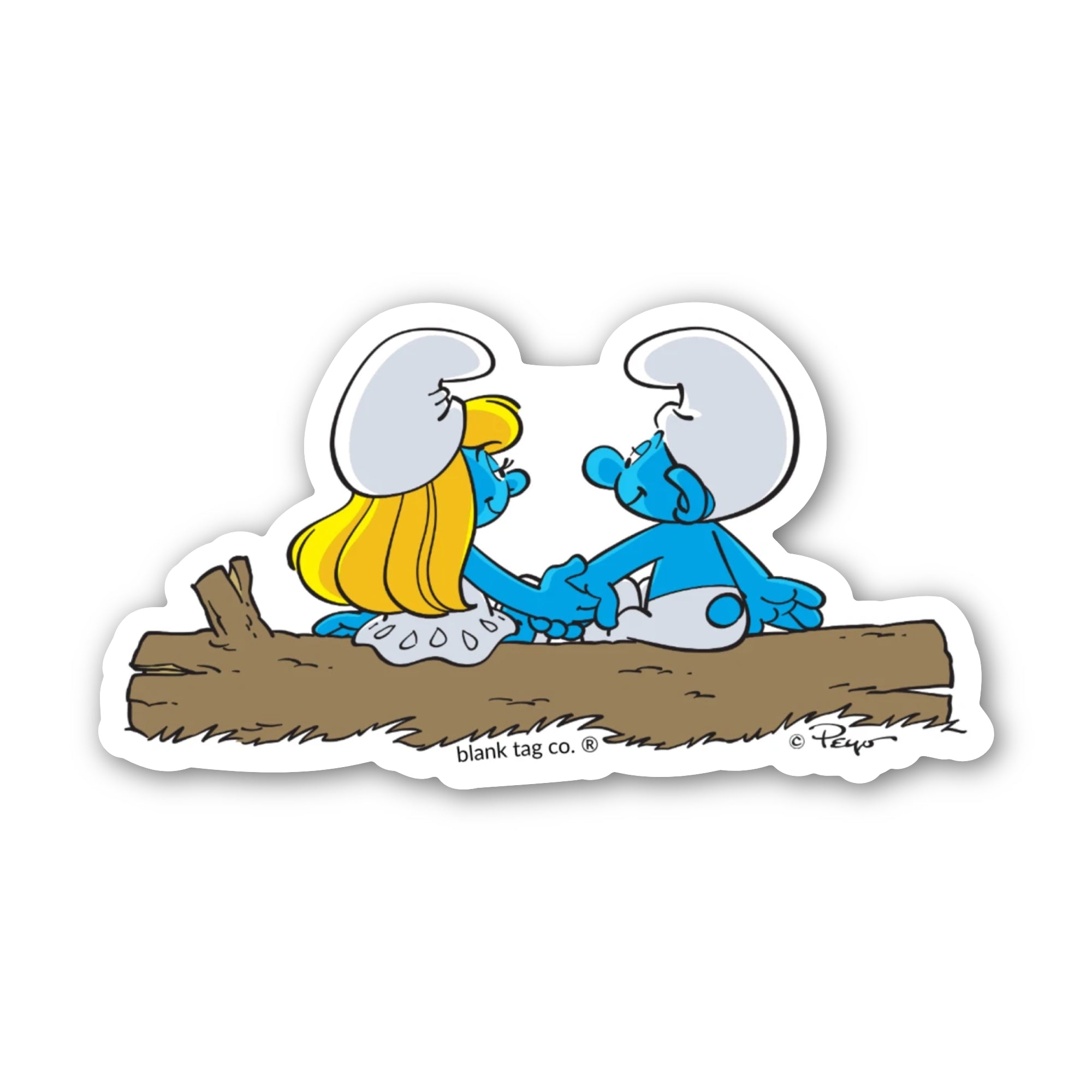 Smurfs® Waterproof Sticker - Smurfs In Love