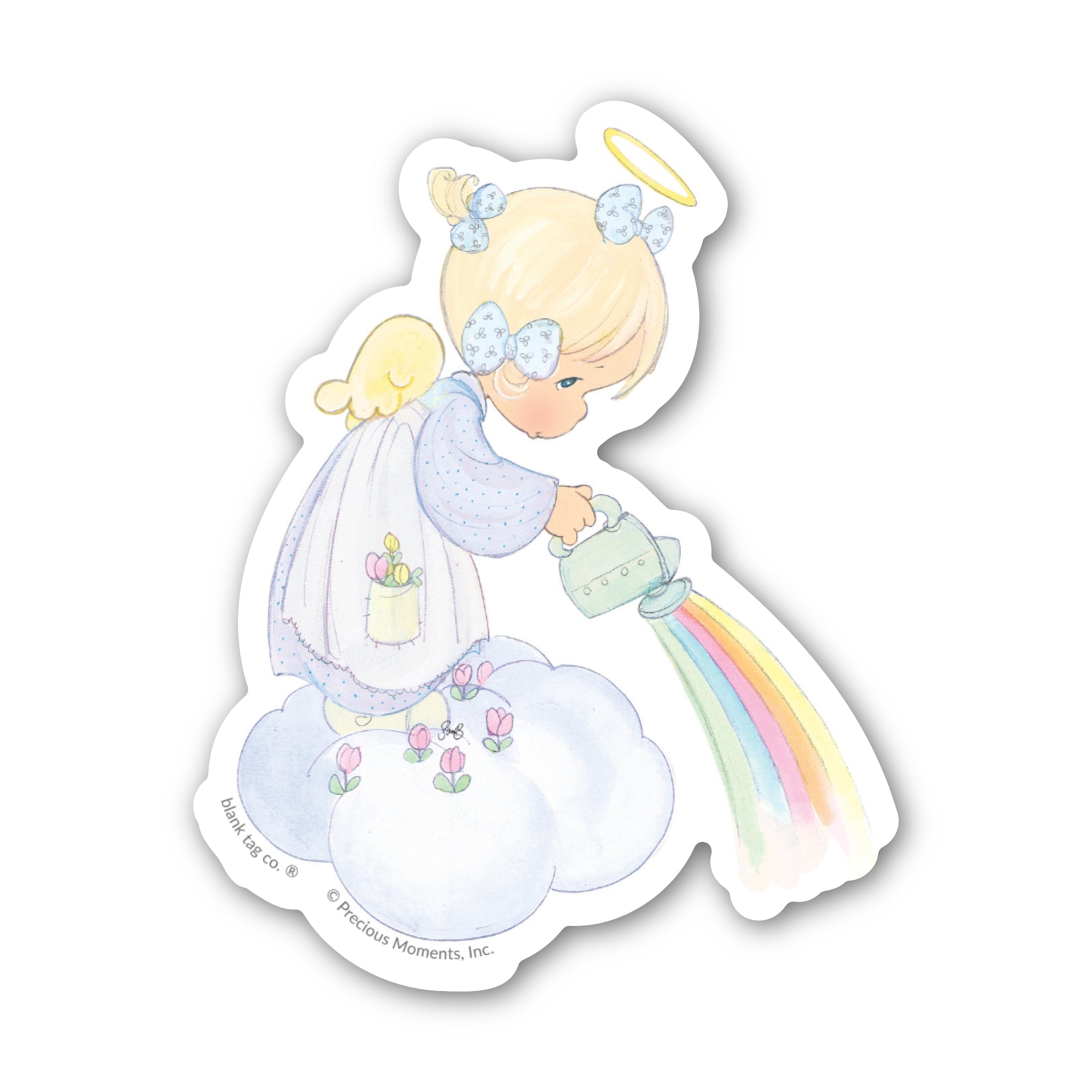 Precious Moments® Angel Sprinkling Rainbows Sticker