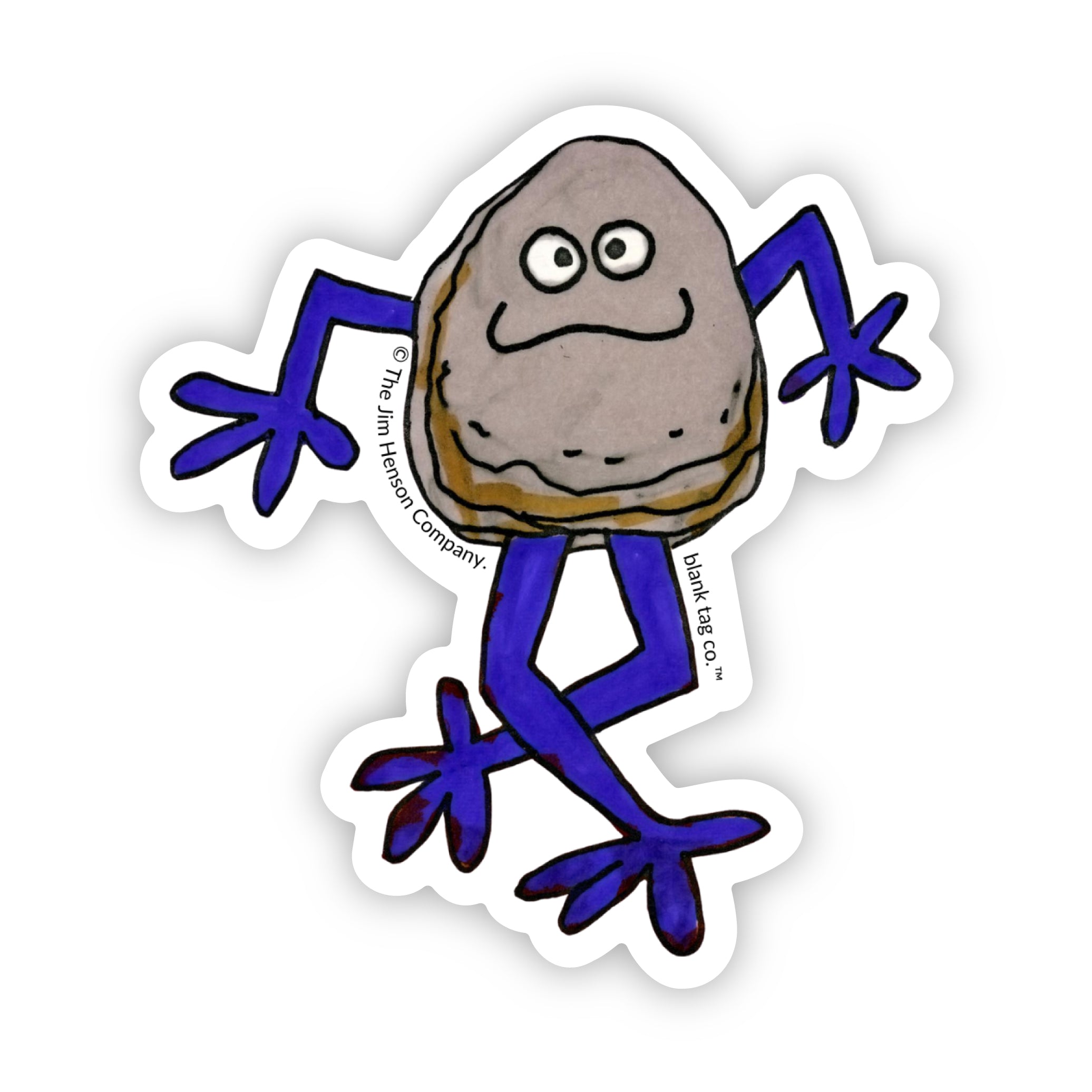 The Dancing Boulder Sticker