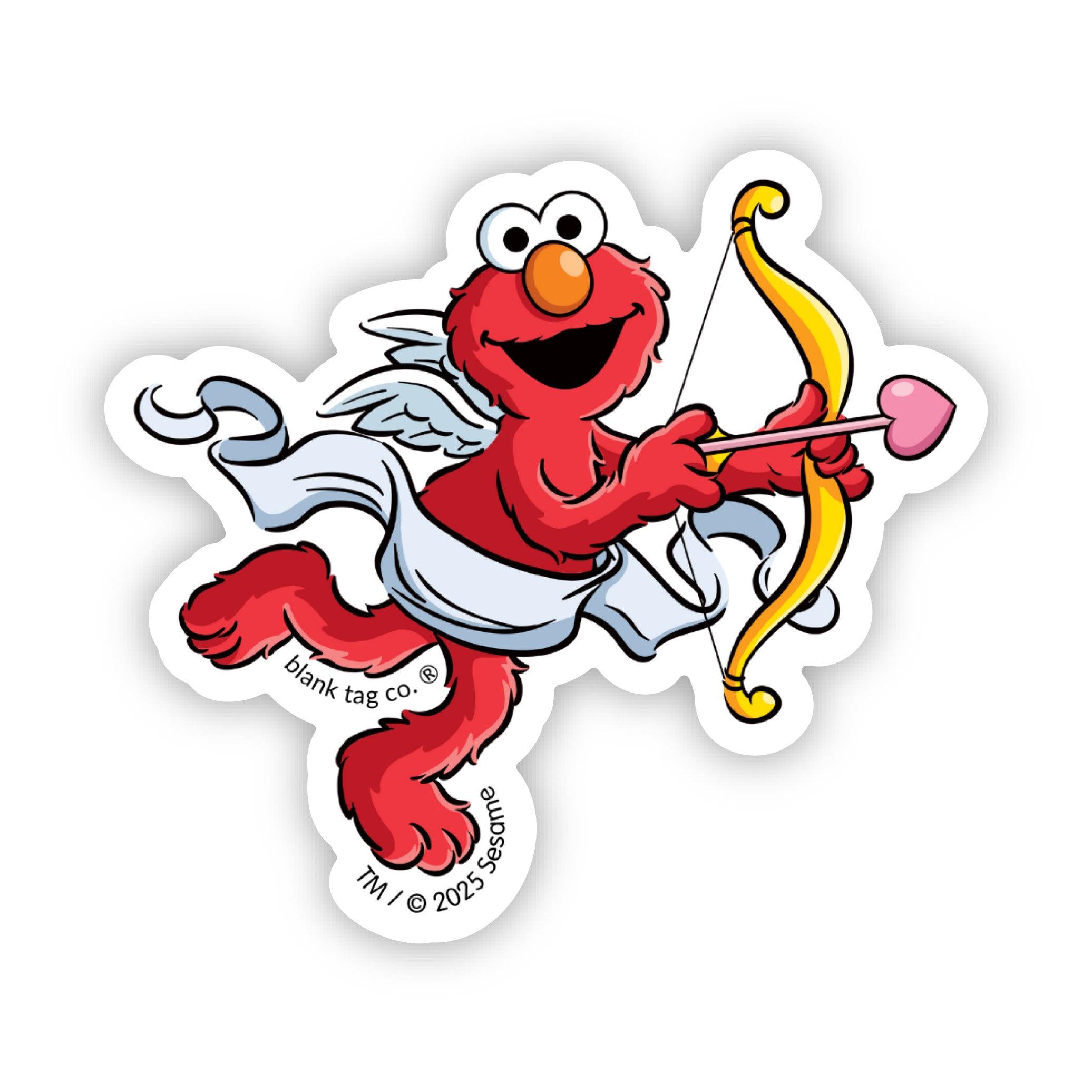 Sesame Street® Cupid Elmo Waterproof Sticker
