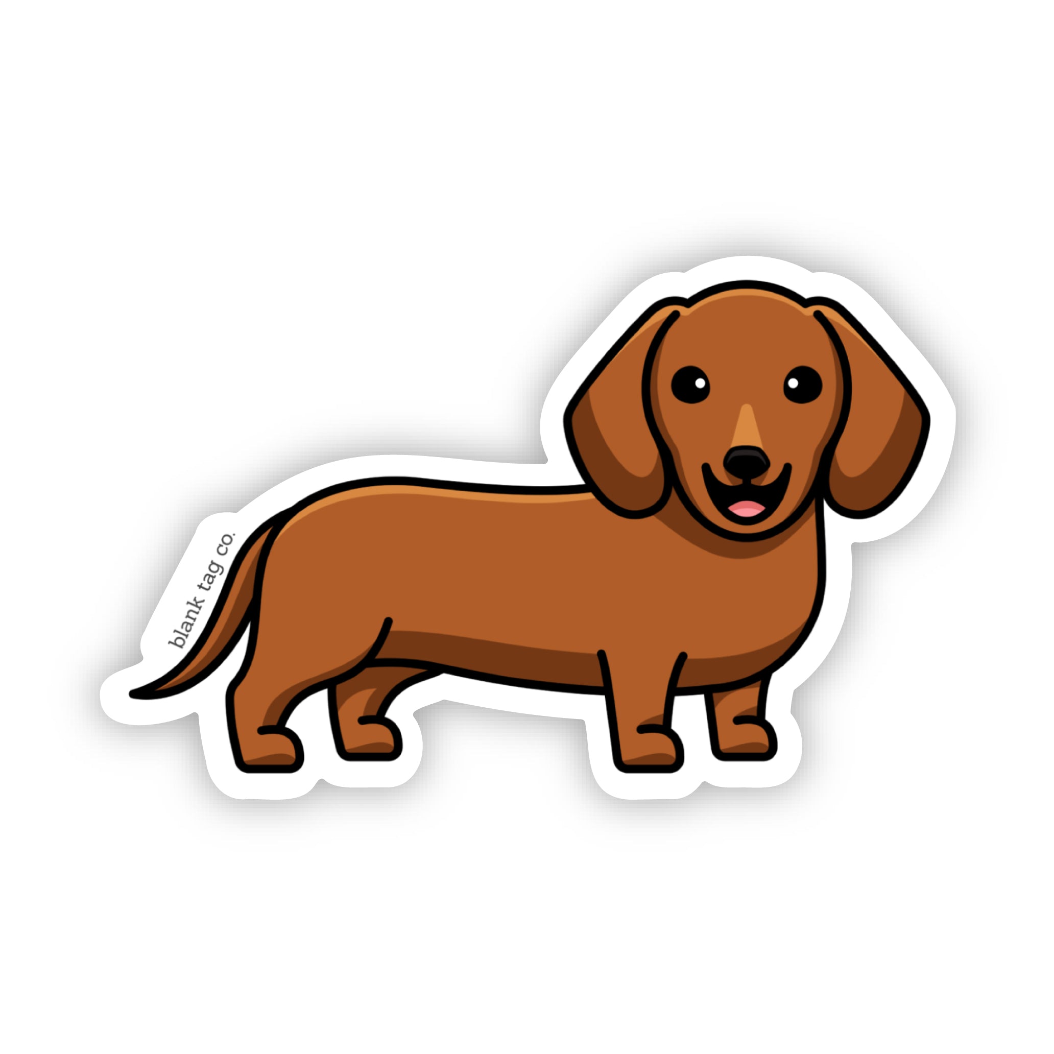Blank Tag Co.® Waterproof Sticker - Dachshund