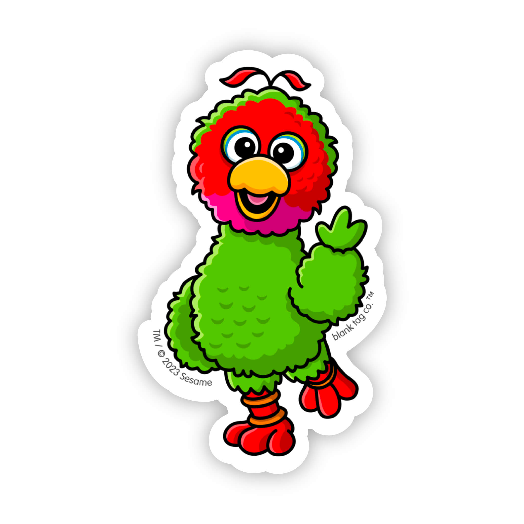 Sesame Street® Abelardo Waterproof Sticker