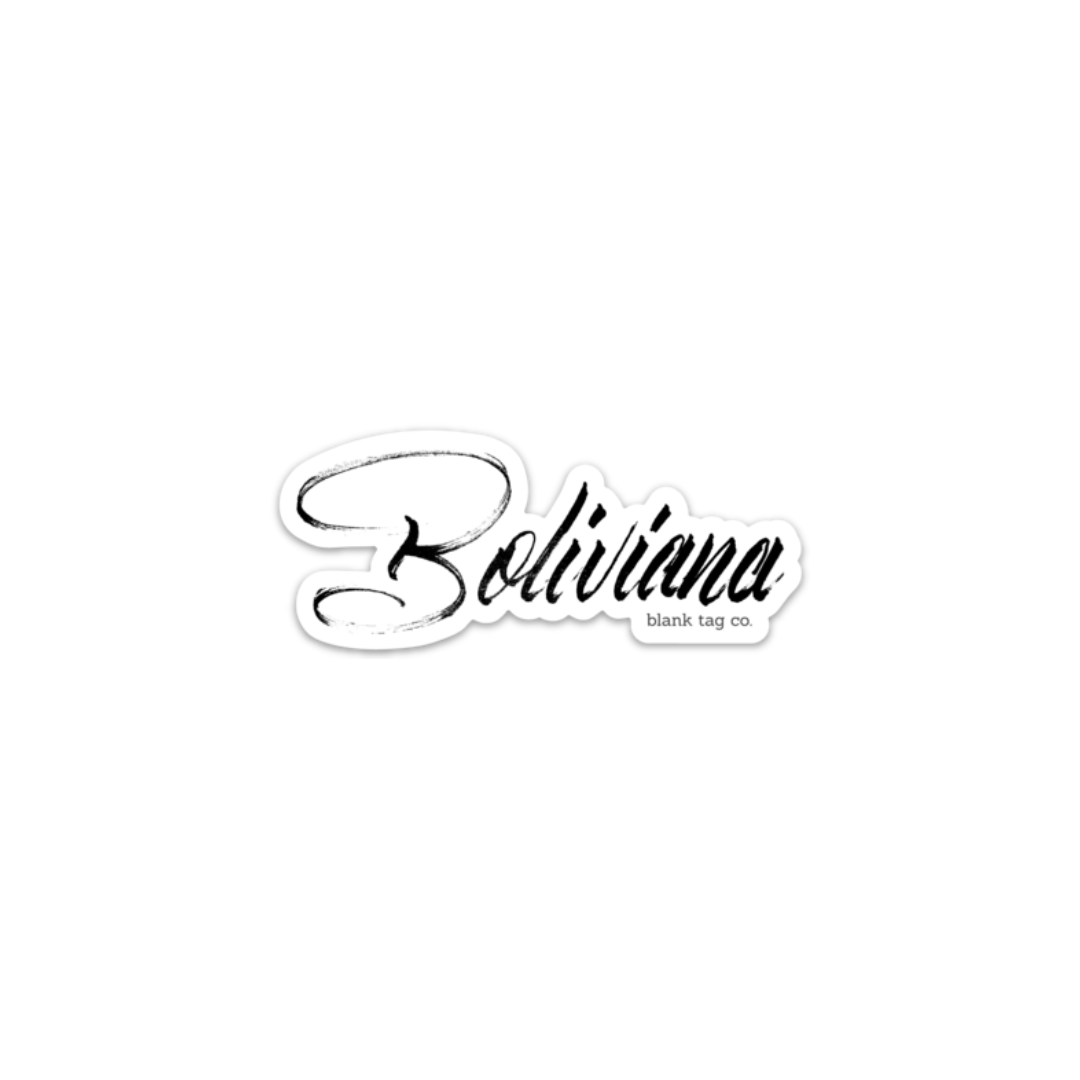 The Boliviana Sticker - Product Image