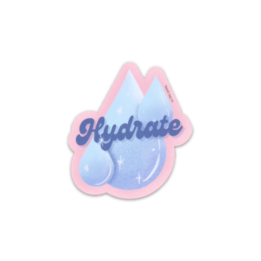 Blank Tag Co.® Waterproof Sticker - Hydrate