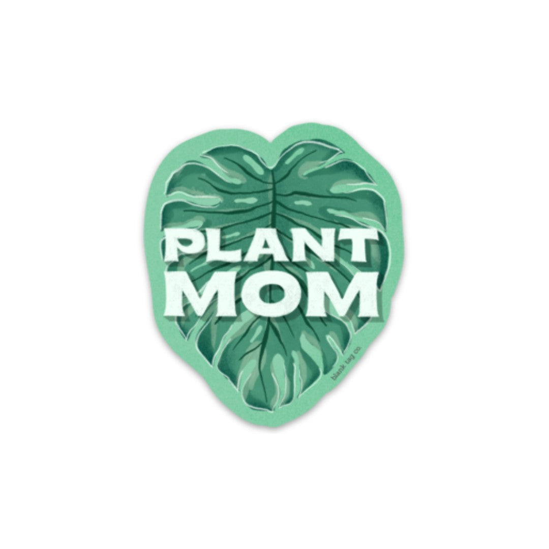 Blank Tag Co.® Waterproof Sticker - Plant Mom
