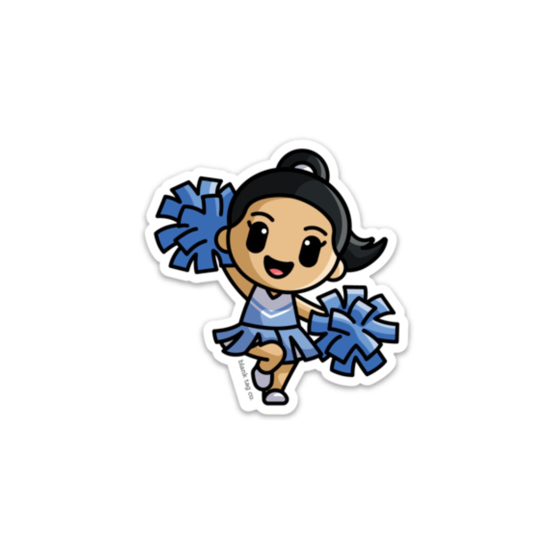 Blank Tag Co.® Waterproof Sticker - Cheerleader
