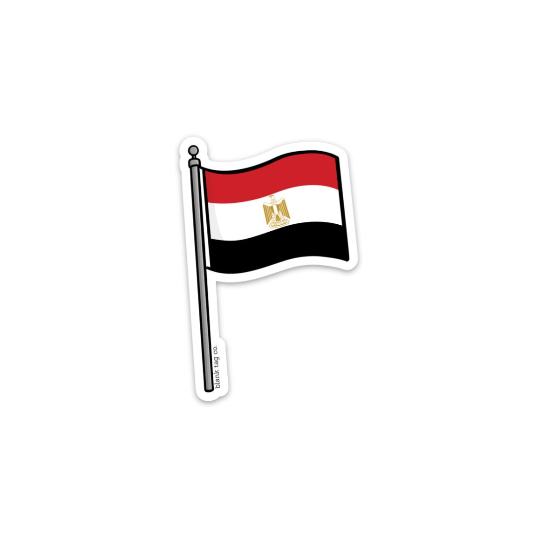 Blank Tag Co.® Waterproof Sticker - Egypt Flag