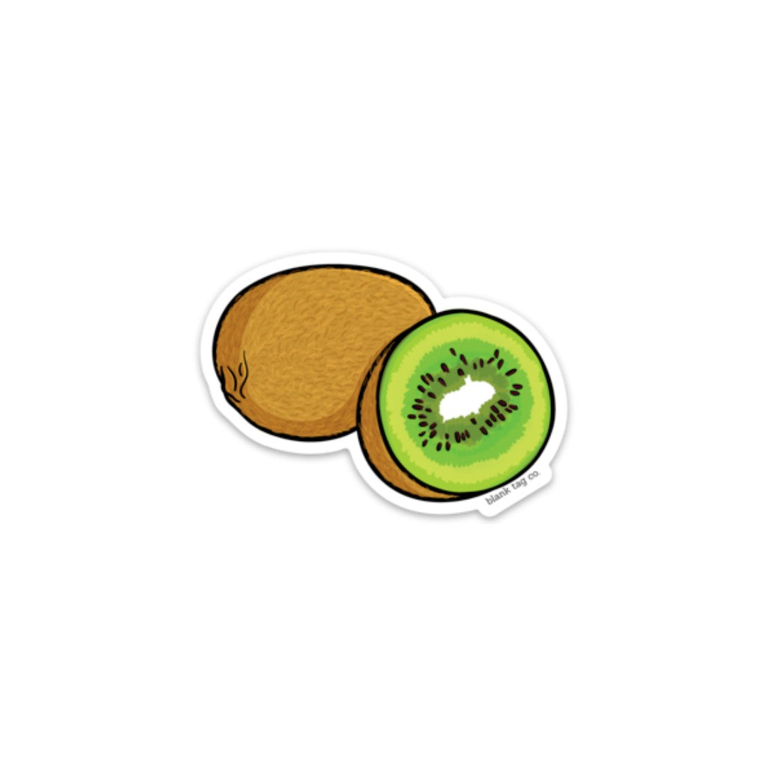 Blank Tag Co.® Waterproof Sticker - Kiwi