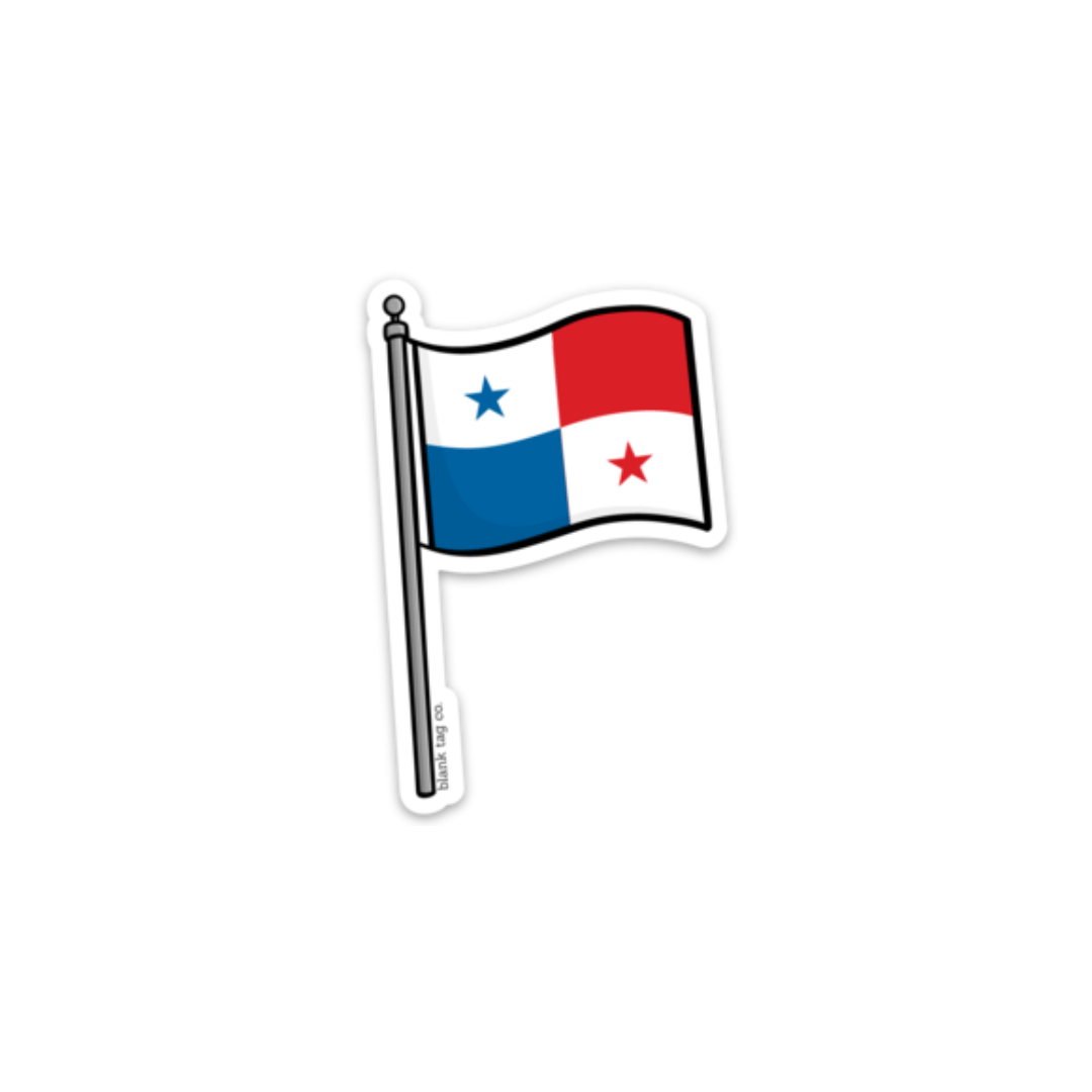 Blank Tag Co.® Waterproof Sticker - Panama Flag