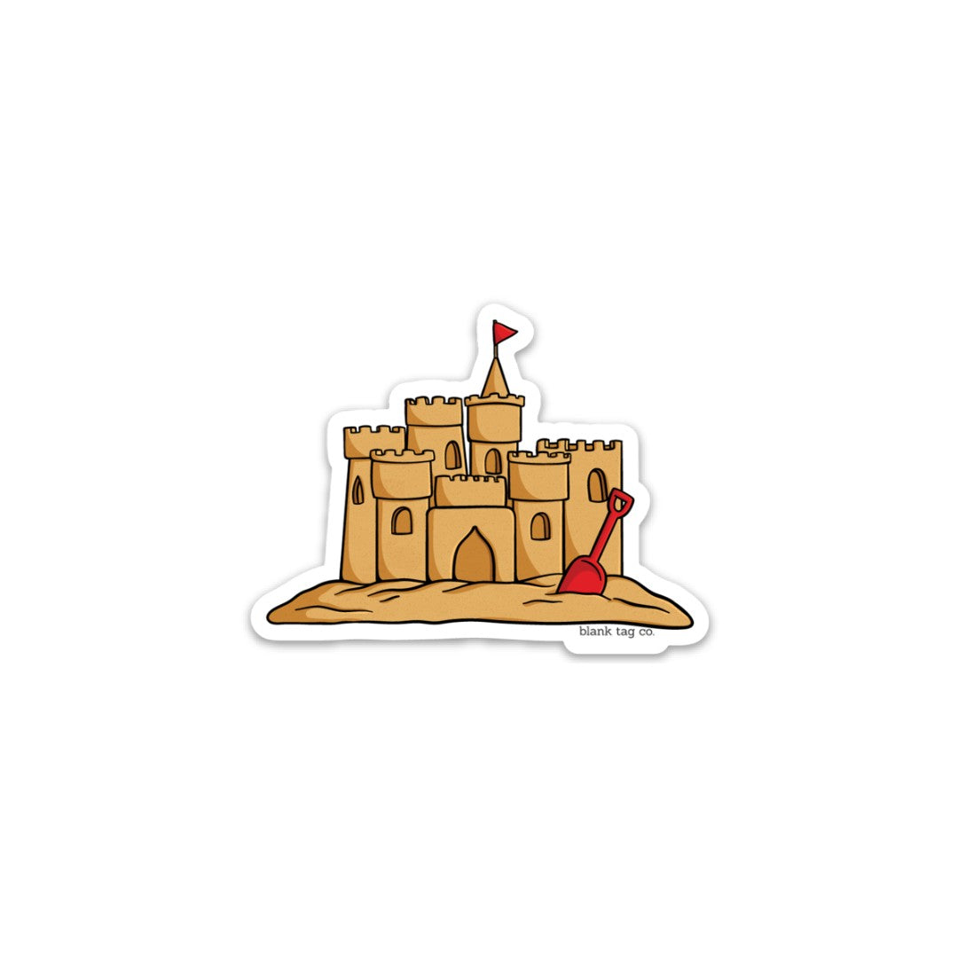 Blank Tag Co.® Waterproof Sticker - Sandcastle