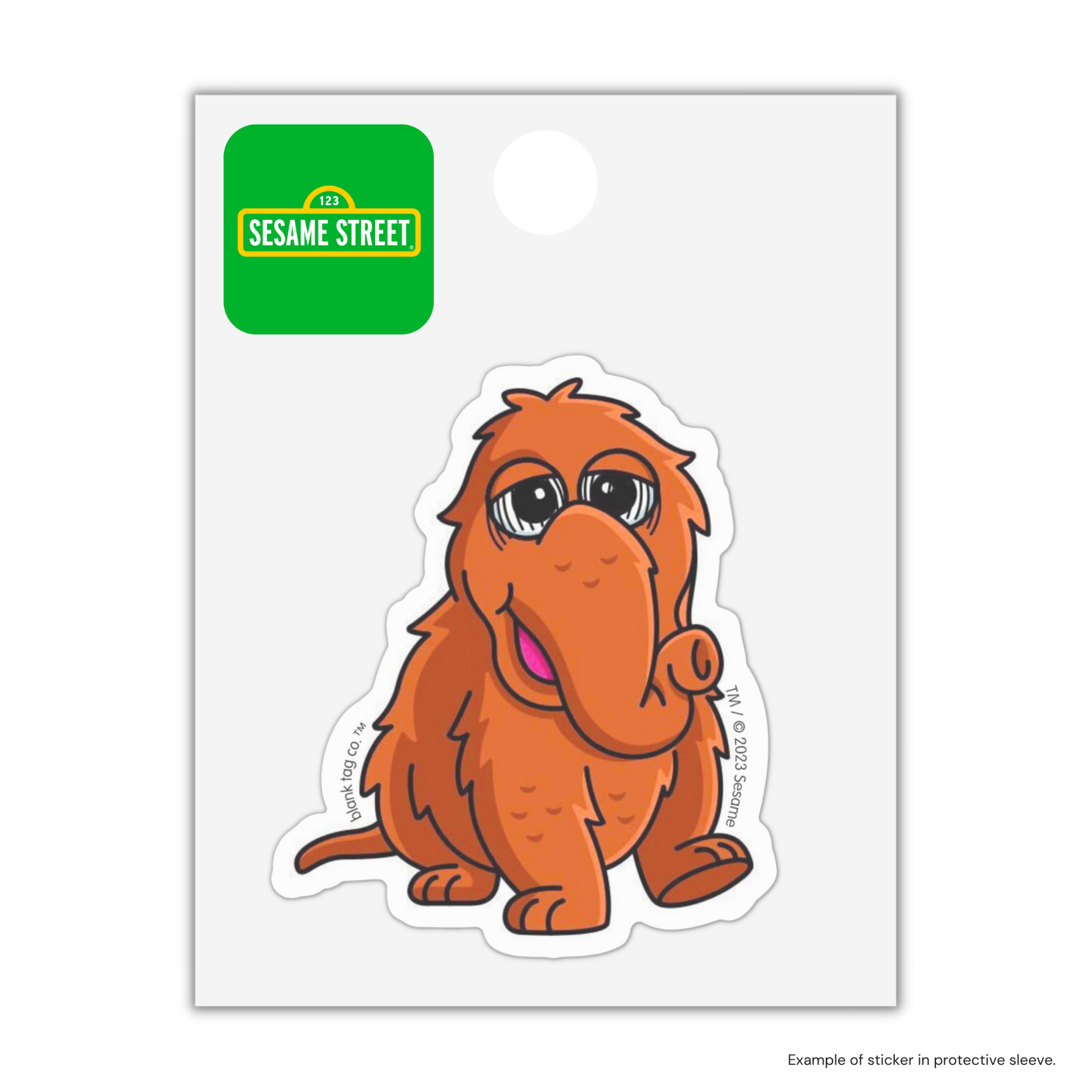Sesame Street® Mr. Snuffleupagus Waterproof Sticker