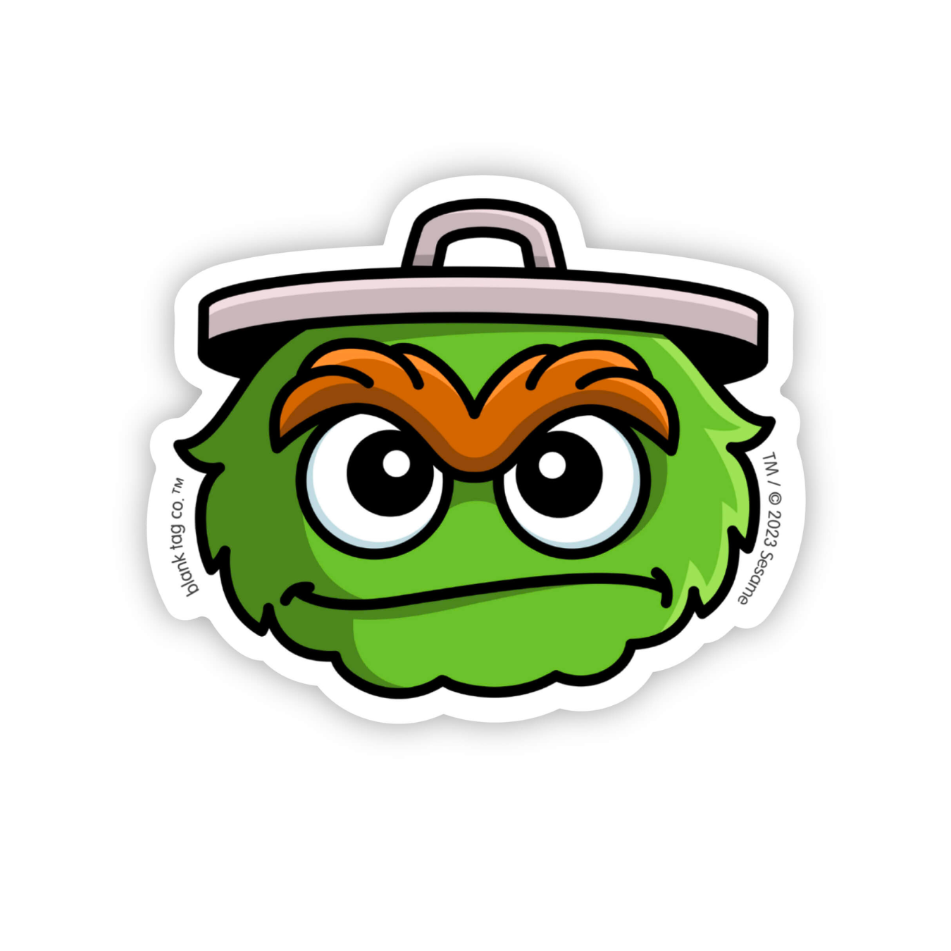 Sesame Street® Oscar The Grouch Waterproof Sticker