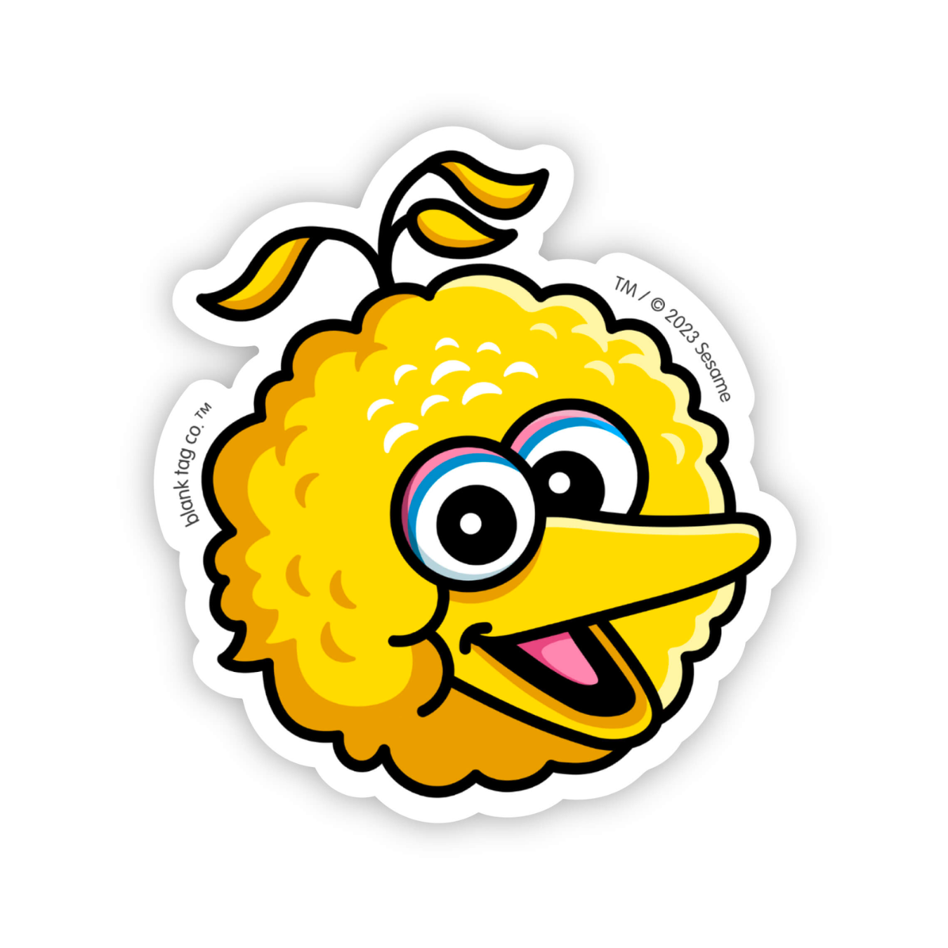 Sesame Street® Big Bird Face Waterproof Sticker