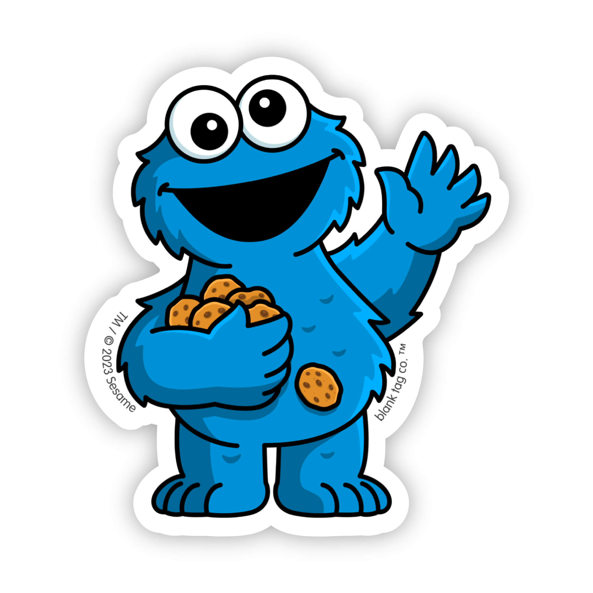 Sesame Street® Cookie Monster Waterproof Sticker