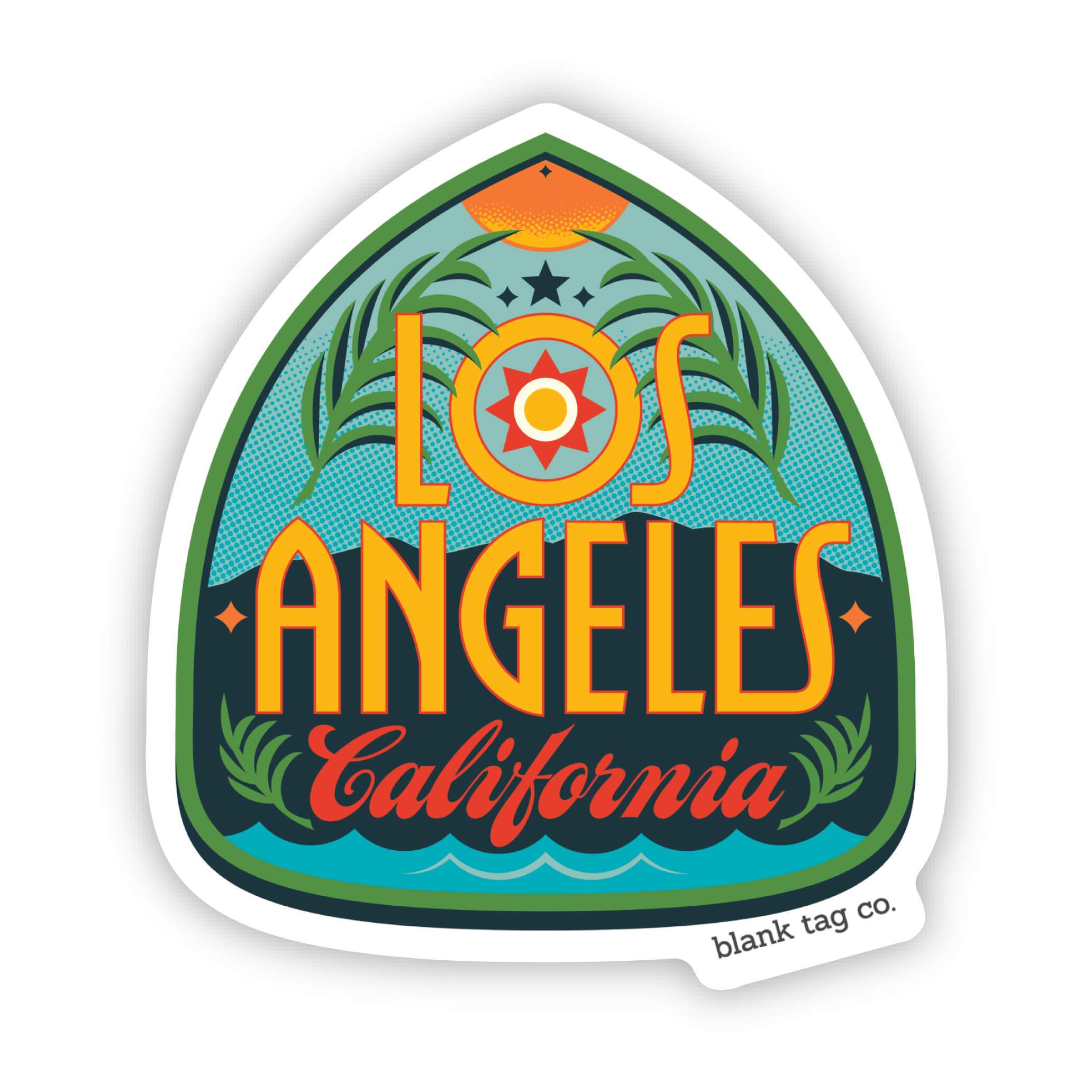 Blank Tag Co.® Waterproof Sticker - Los Angeles City Badge