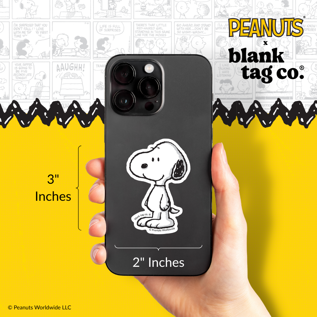 Peanuts® Waterproof Sticker - Snoopy Original