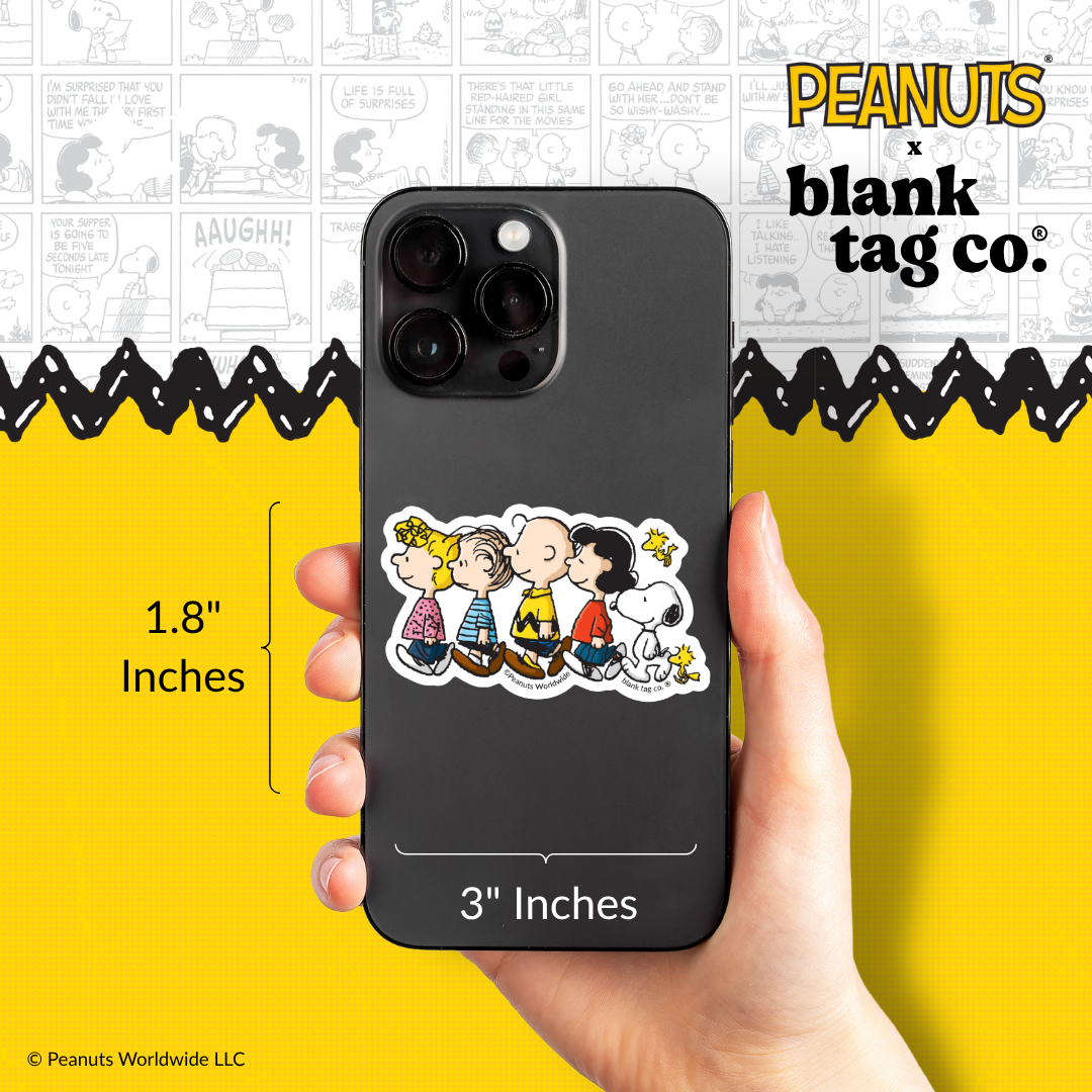 Peanuts® Waterproof Sticker - Peanuts Gang