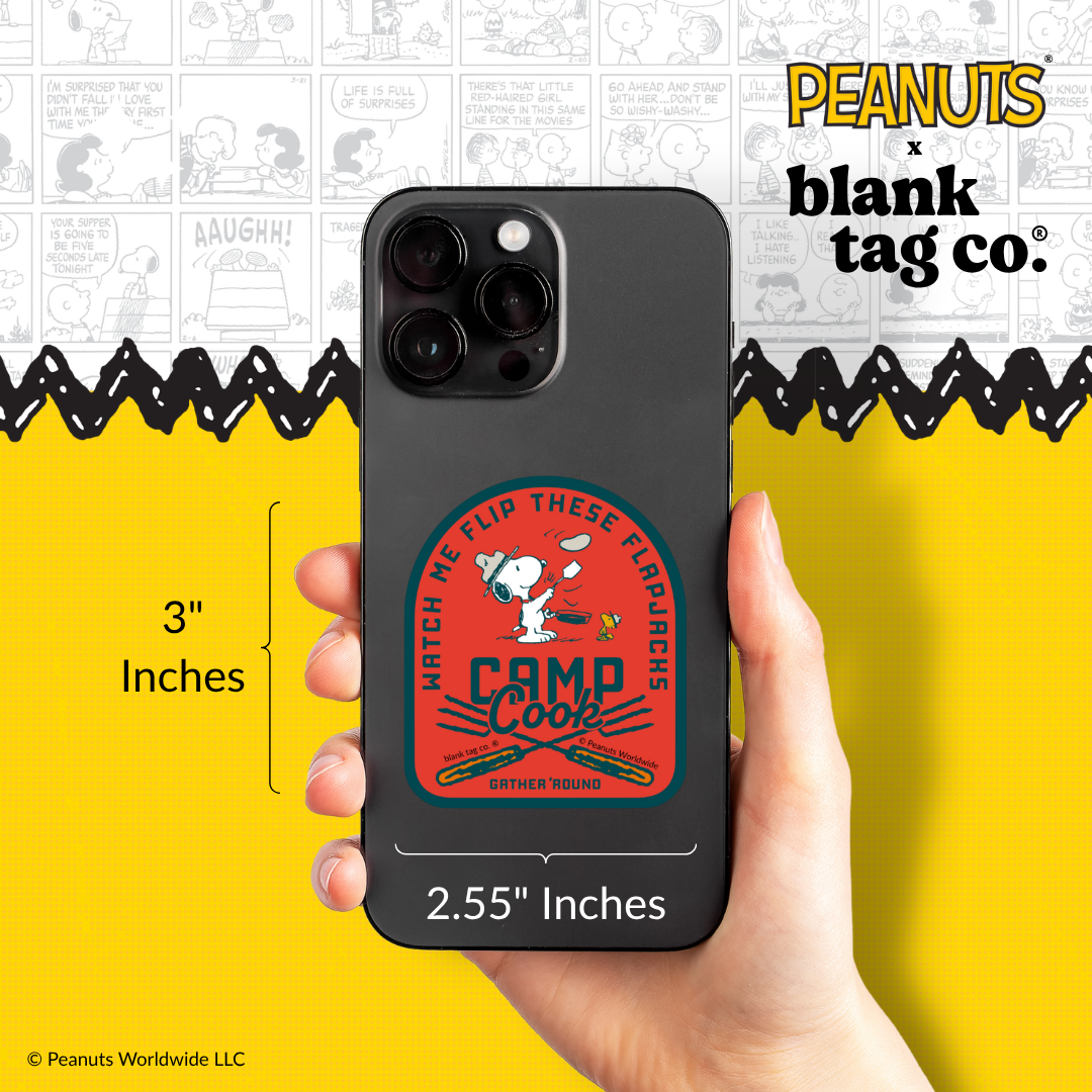 Peanuts® Waterproof Sticker - Camp Cook Badge