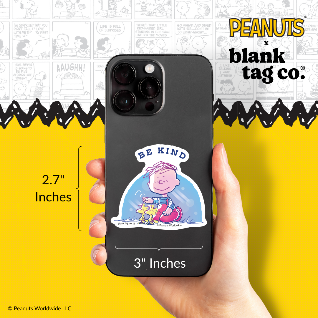Peanuts® Waterproof Sticker - Be Kind