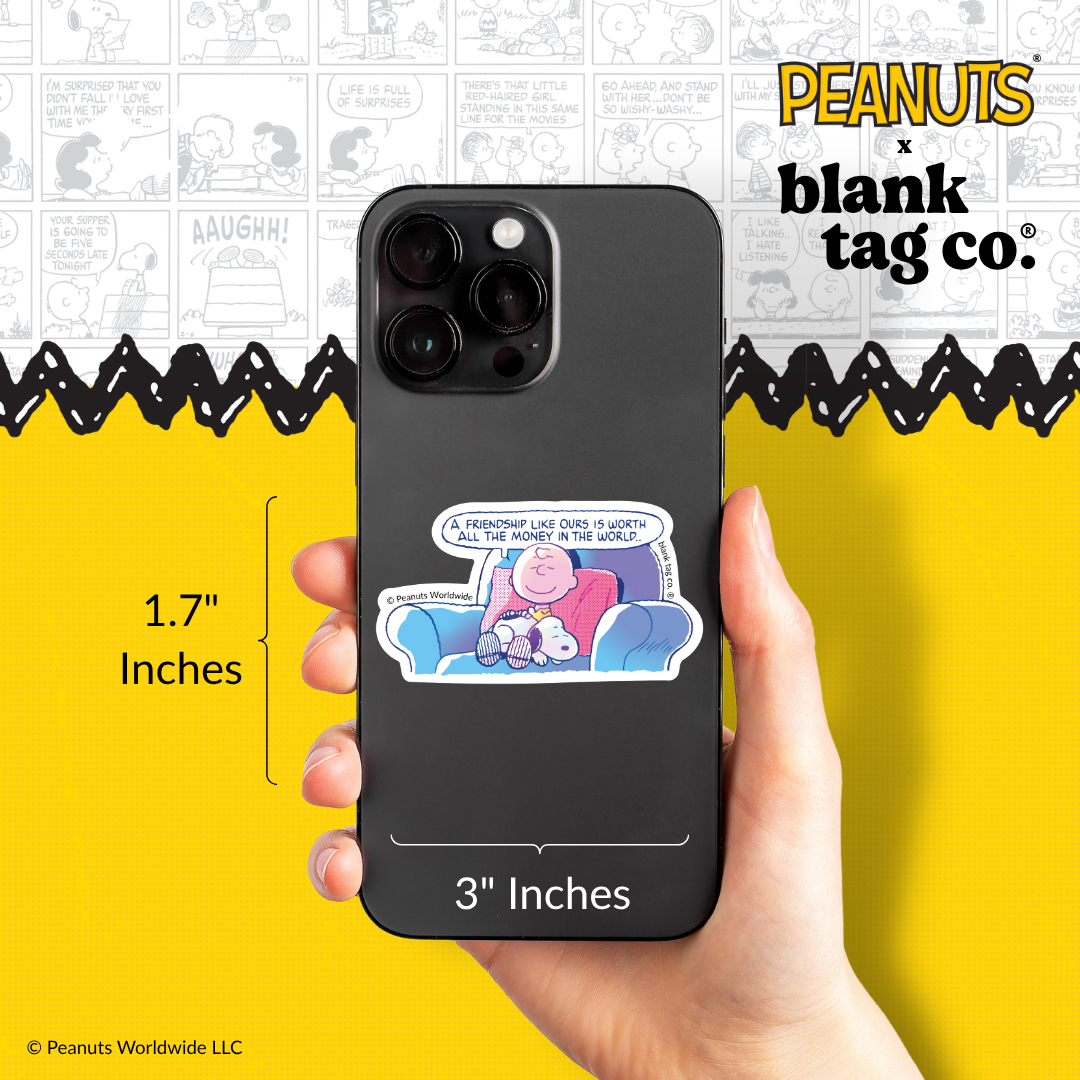 Peanuts® Waterproof Sticker - Friendship Like Ours