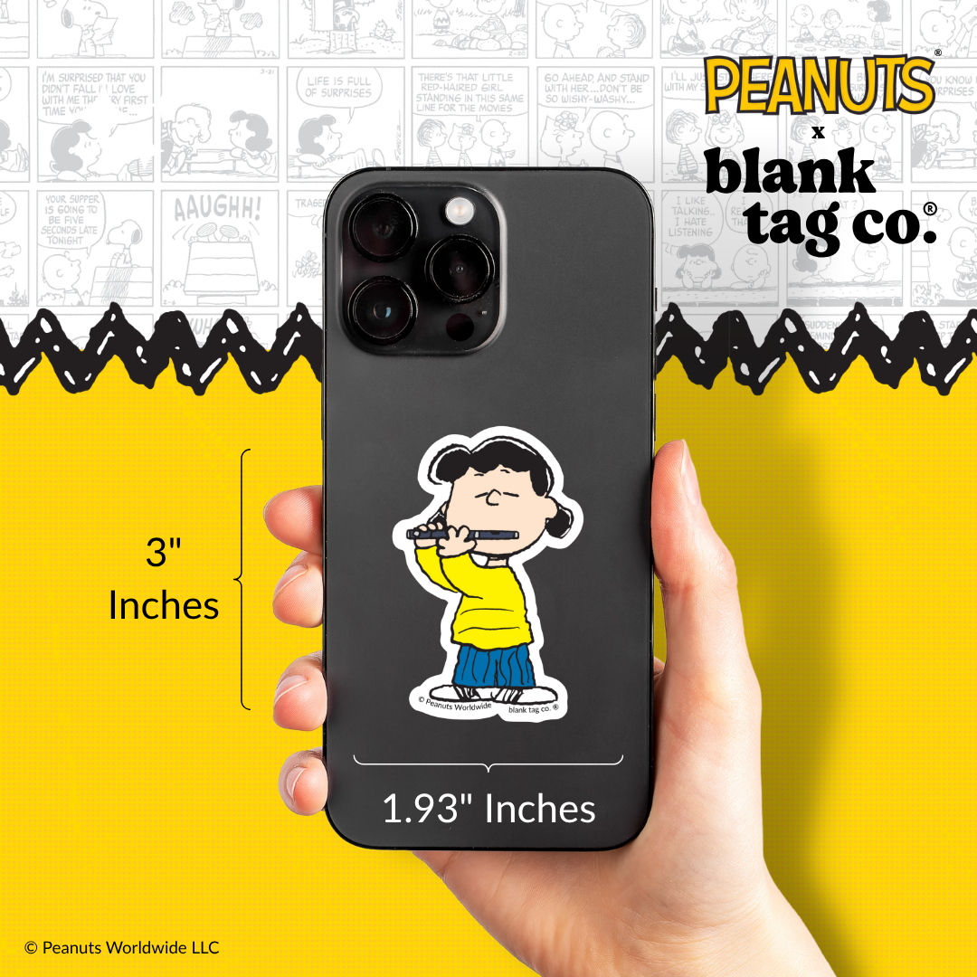 Peanuts® Waterproof Sticker - Lucy Playing The Piccolo
