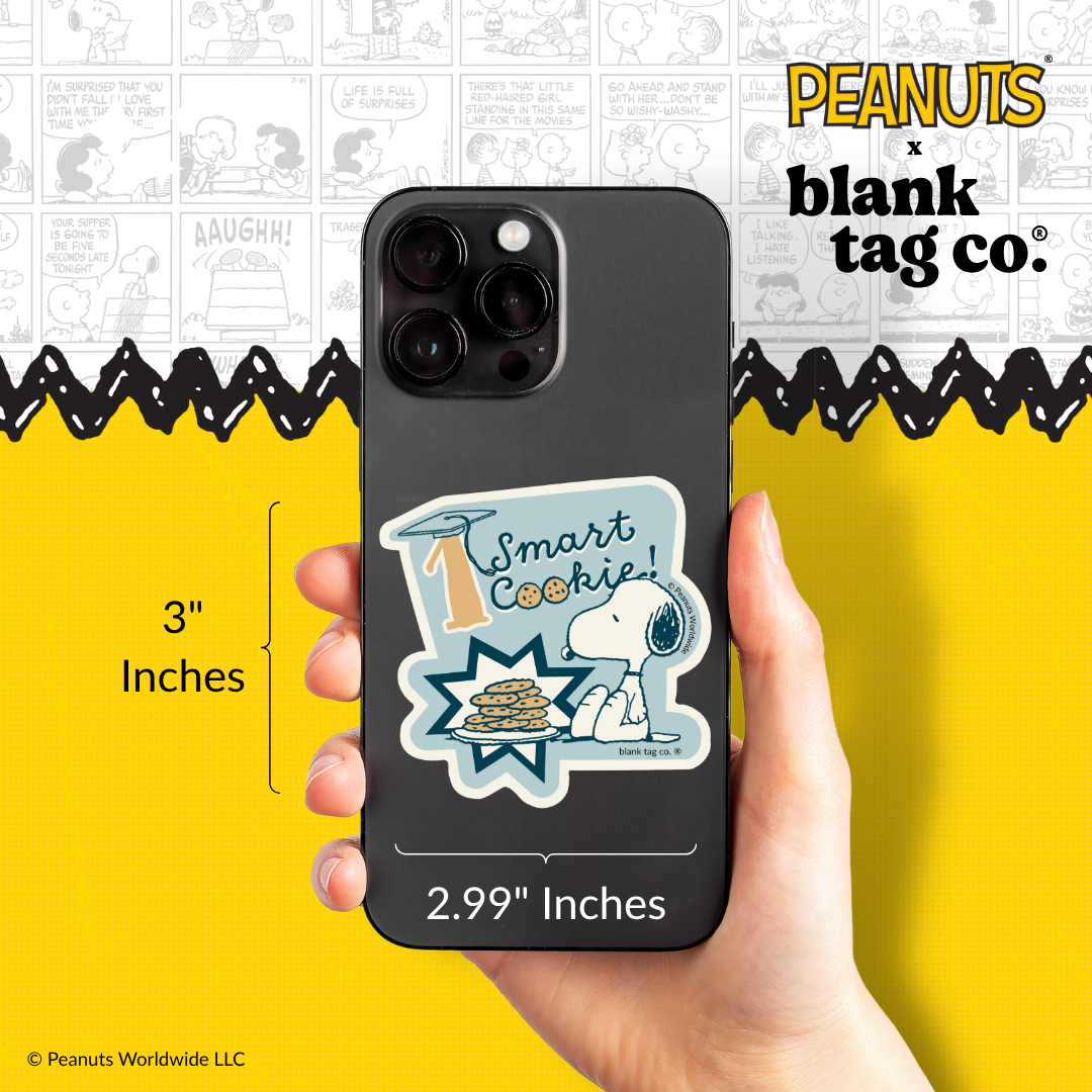 Peanuts® Waterproof Sticker - 1 Smart Cookie