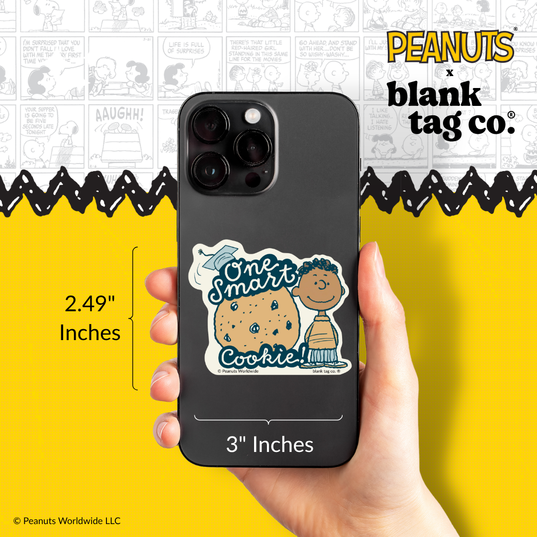 Peanuts® Waterproof Sticker - One Smart Cookie (Franklin)
