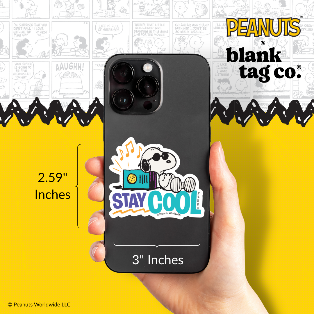 Peanuts® Waterproof Sticker - Stay Cool